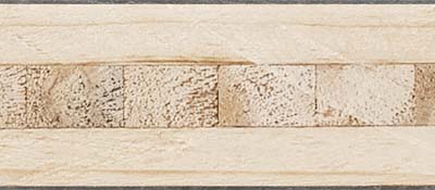 Sezione del pannello Tray-Stock® Light con anima in blocchetti di legno