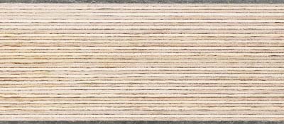 Sezione del pannello Tray-Stock® Standard con anima in multistrato